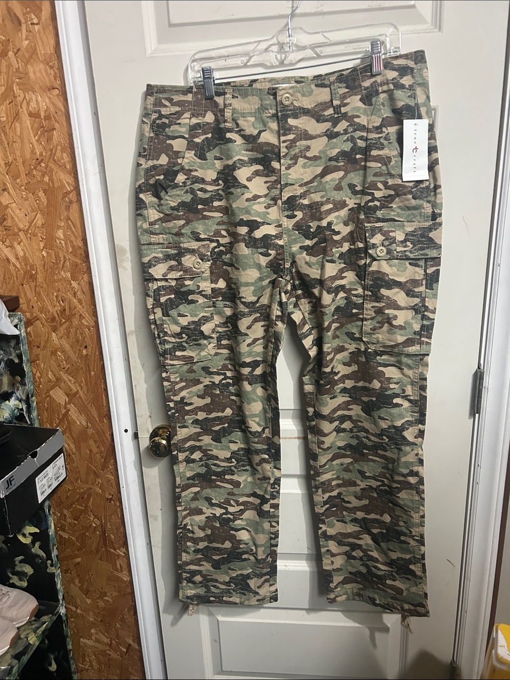 True Craft Men's Camouflage Cargo Pants - Green/Tan/Brown BBR